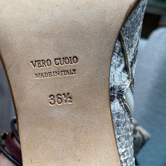 Ann Demeulemeester Snakeskin Leather 36.5 Made in Italy  Over the Knee Boots - Picture 11 of 11